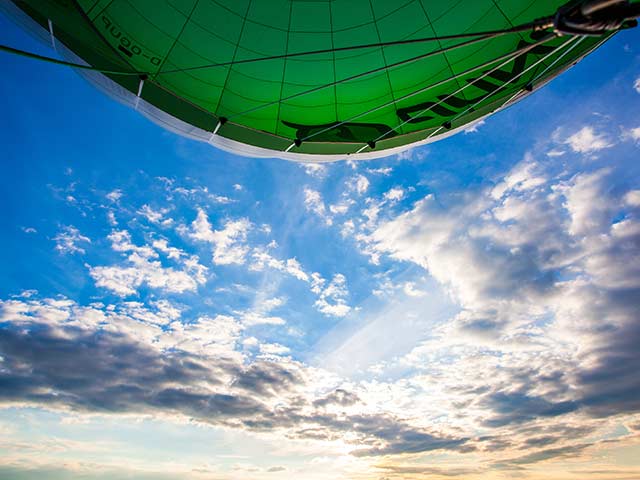 Ballonfahrt bergisches Land